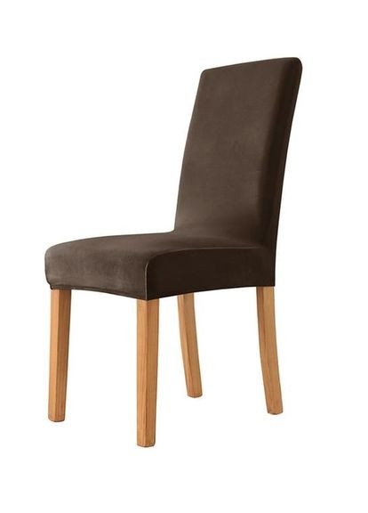 Чехол на стул универсальный эластичный бархат No Brand М1 (308994171)