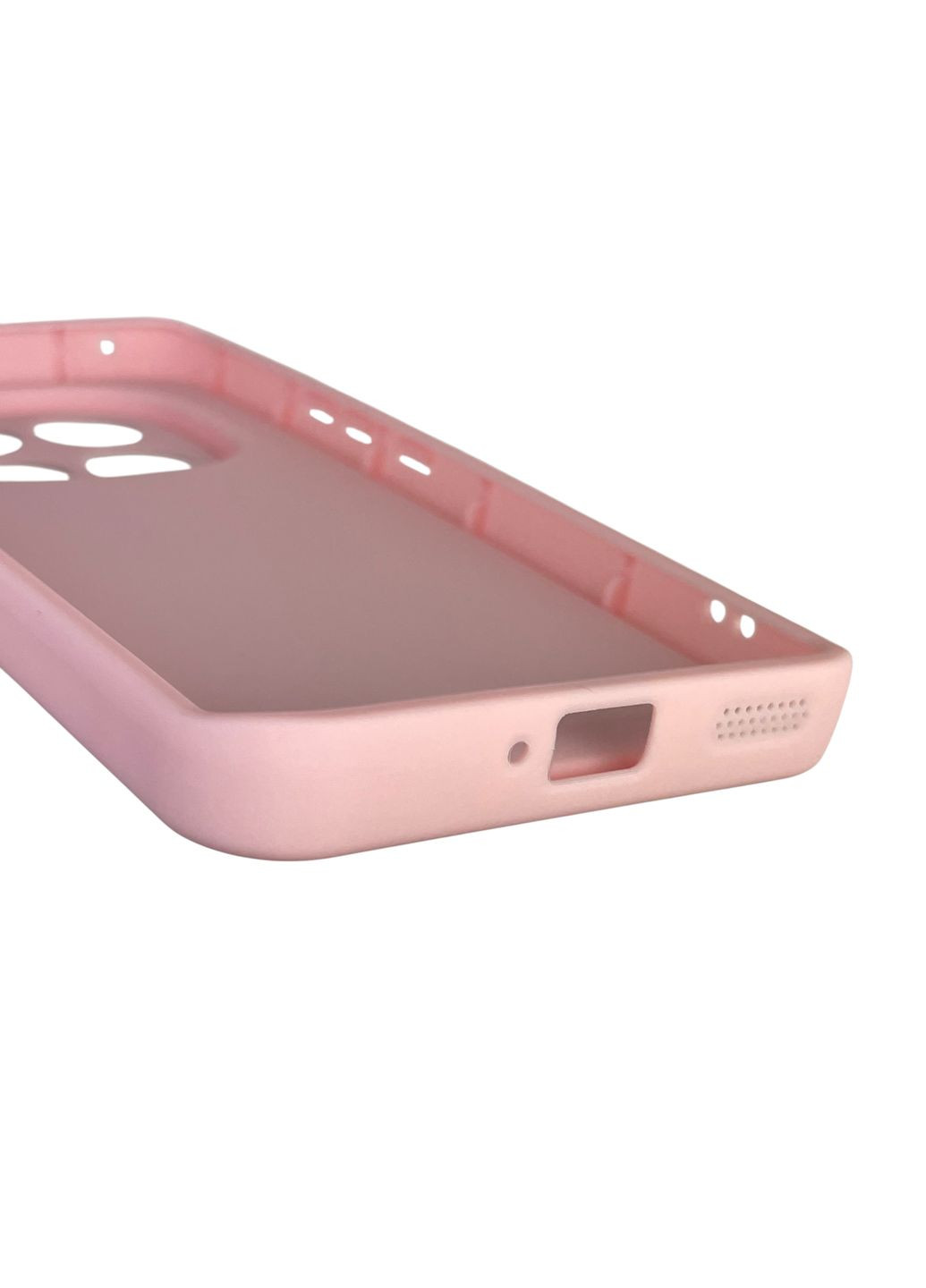 Чехол силиконовый Soft Touch с 3D принтом Майнкрафт для Redmi Note 14 Pro Plus розовый (Полная защита камеры) Xiaomi (373425027)