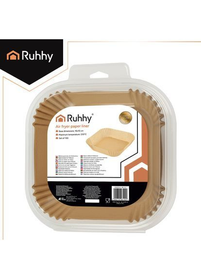 Пергаментні форми для пароварки сковороди та аерогрилю 16 см набір 100 штук 26955 RUHHY (371813115)