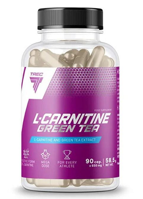 L-Carnitine + Green Tea 90 Caps Trec Nutrition (331157392)