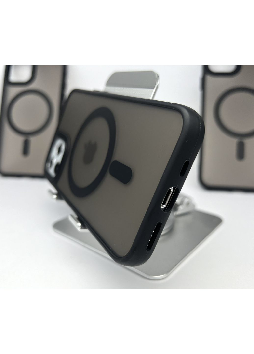 Чохол з MagSafe на 11 PRO магнітний кейс для айфон 11 про протиуданий магнітний black matte No Brand (369137560)