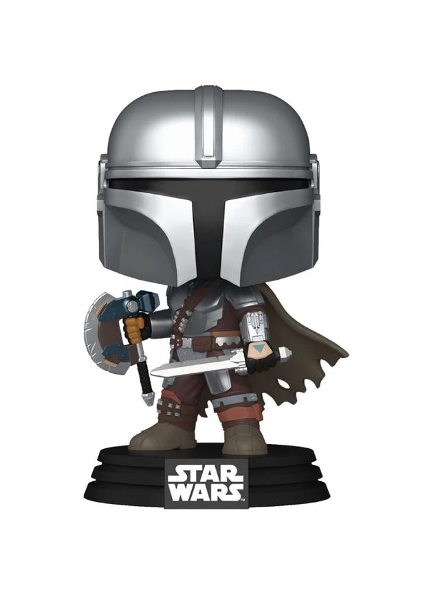 Фігурка POP! Мандалорець та Грогу Мандалорець зі зброєю (90824) Funko (399517963)