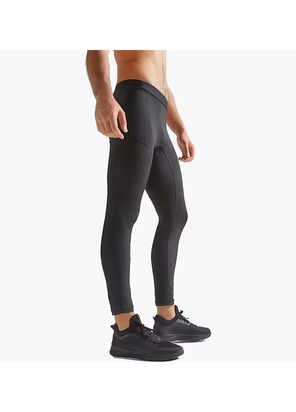 Черные демисезонные леггинсы 500 fleg black 8547455 Domyos