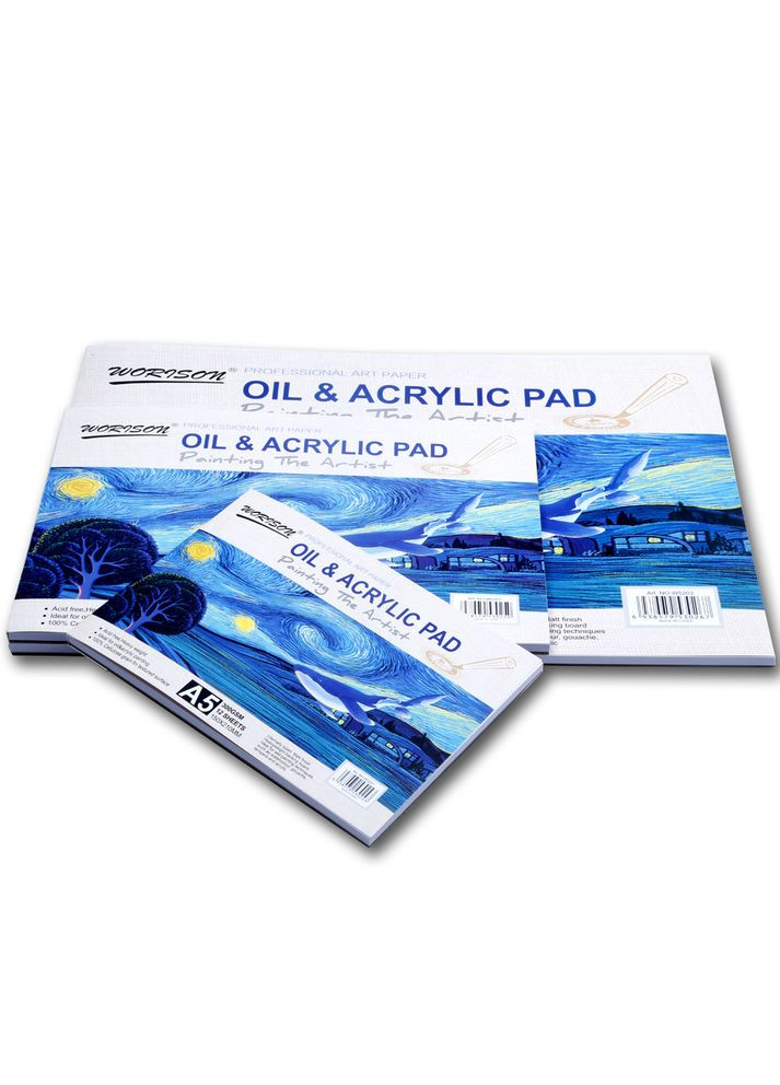 Альбом-склейка формату А4 для олійного живопису Worison (322635080)