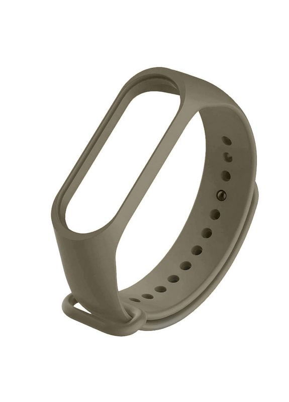 Ремешок для Xiaomi mi band 5 6 / ремешки на сяоме, ксиоми ми бэнд / силиконовый ремешок к фитнес-браслету /Light Olive Epik (360636538)