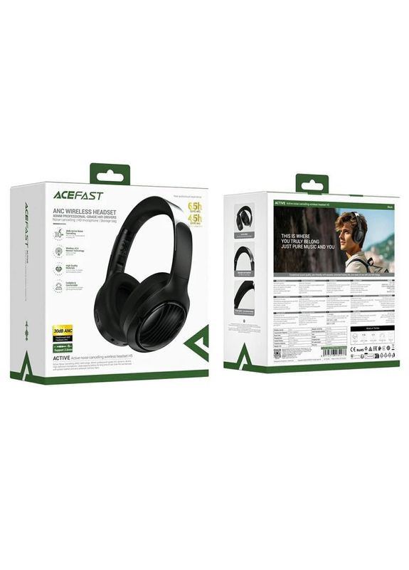 Накладні бездротові навушники H5 ANC Acefast (369668252)