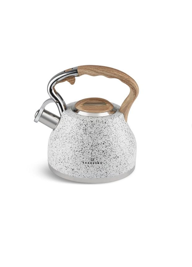 Чайник со свистком из нержавеющей стали 3 л EB-8843-white Edenberg (320639803)