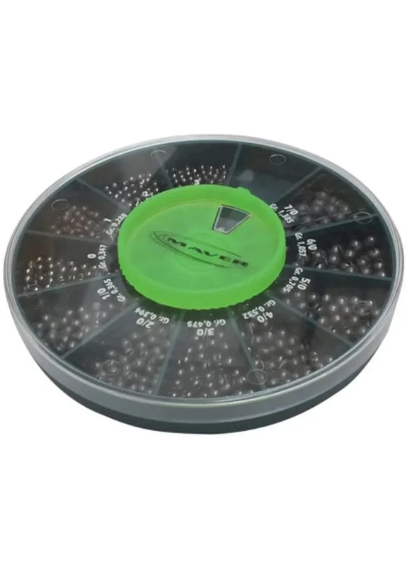 Грузило набір Scatola Pallini Supercalibrati 250g 3-7/0 (1300.34.49) Maver (398799720)