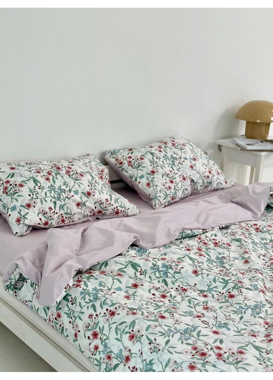 Постільна білизна з резинкою Алегія, сатин Двухспальний розмір, наволочки 70/70 No Brand (364220529)