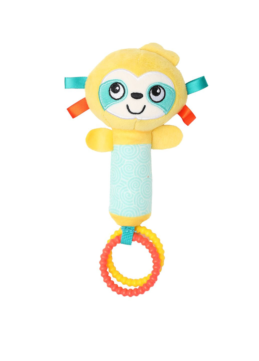 М'яке брязкальце-тваринка колір різнокольоровий CB-00283541 Limo Toy (355183855)