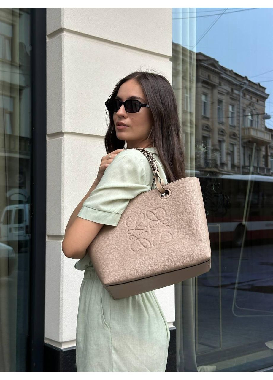 Сумка женская Bag Tote Anagram Leather Beige No Brand (367610039)