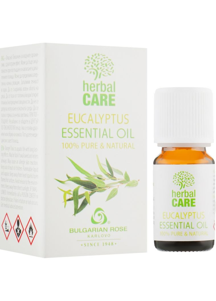 Эфирное масло "Эвкалипт" Eucalyptus Essential Oil 10ml (608777-32945) Bulgarian Rose (368664100)