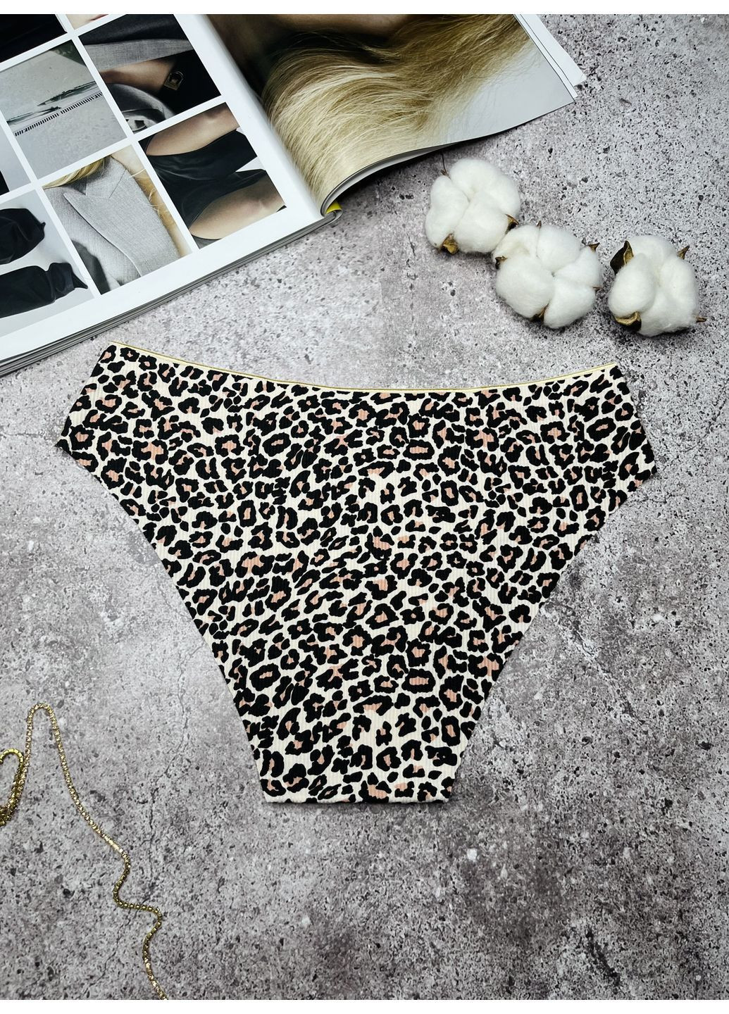 Трусики в рубчик набор 2 шт. Lavolle (362205825)