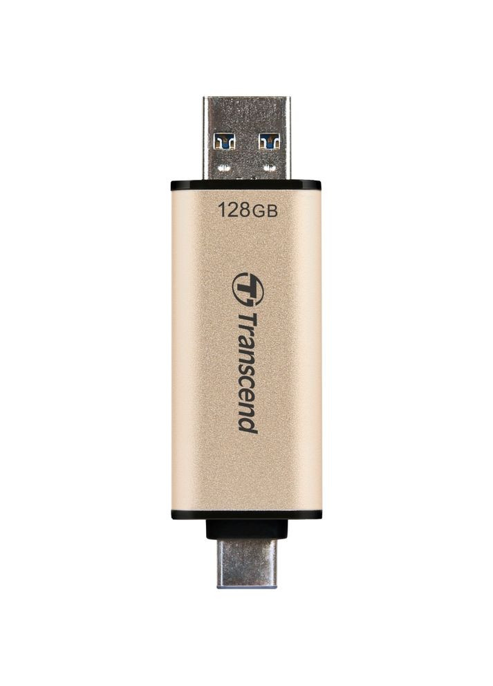 Флеш-драйв 128GB USB 3.2/Type-C JetFlash 930 Gold-Black (TS128GJF930C) Transcend (322908629)
