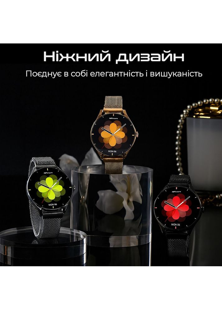 Смарт-годинник Aura 2 Black (aura2.black) HiFuture (362488080)