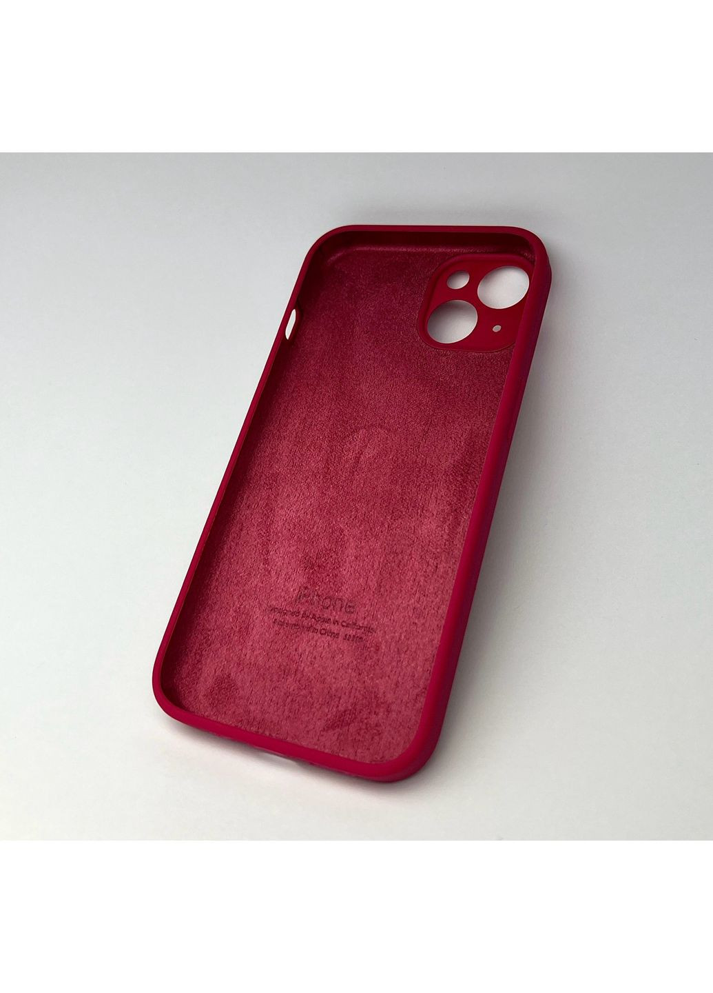 Чохол Silicone case 14 full camera мікрофібра силіконовий для айфон 14 No Brand (369137294)