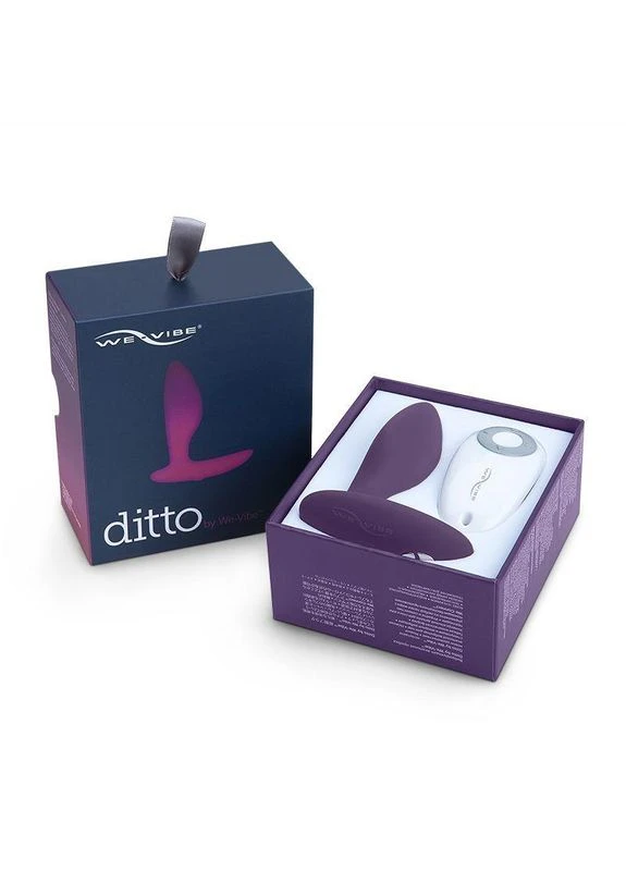 Фиолетовая анальная вибропробка со смартуправлением Ditto Purple Ø 3.3см We-Vibe (315340094)