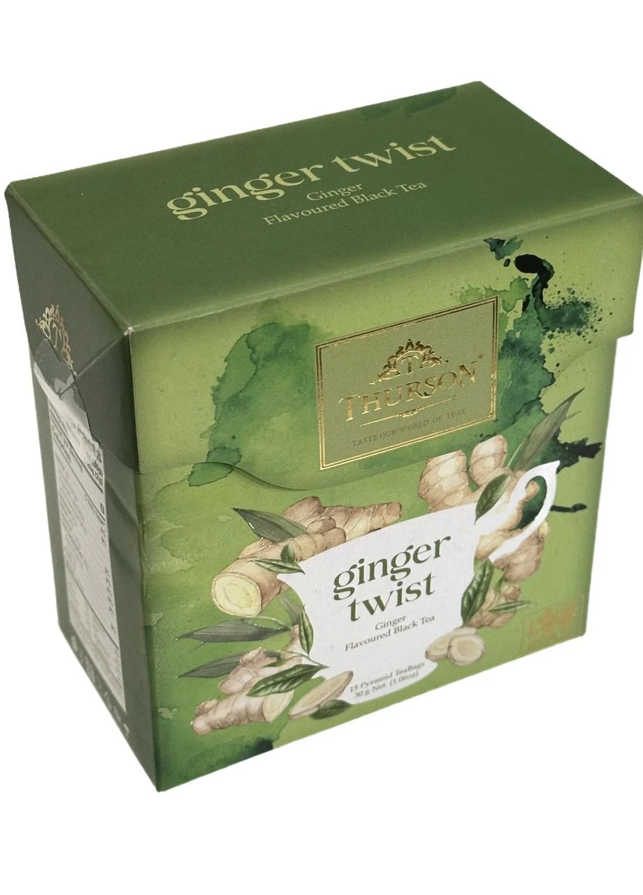 Чай чорний "Ginger Twist" 15 пірамідок Thurson (399761910)