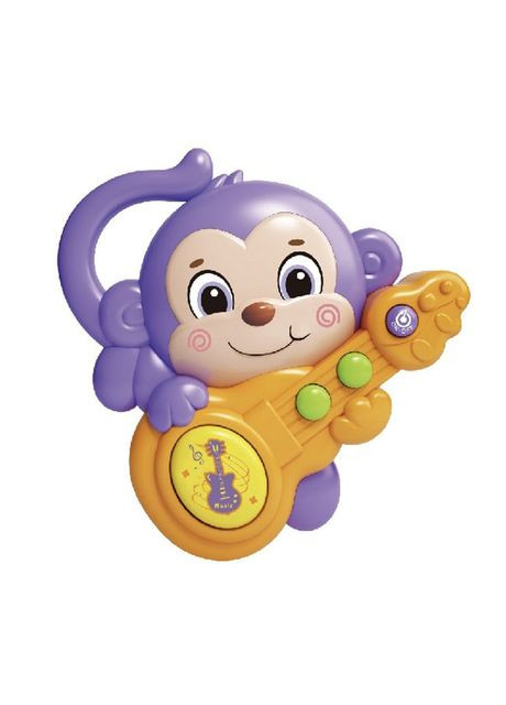 Інтерактивне брязкальце Мавпа, фіолетова Limo Toy (365250391)