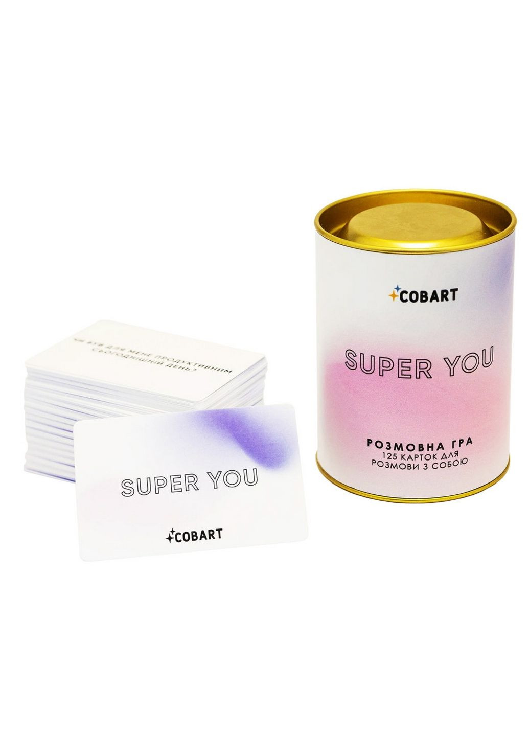Карткова гра про себе Super you, 125 питань Cobart (288137692)