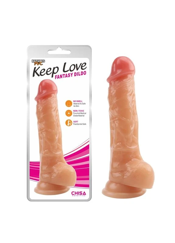 Реалистичный фаллоимитатор на присоске Fantasy Dildo Chisa (381047272)