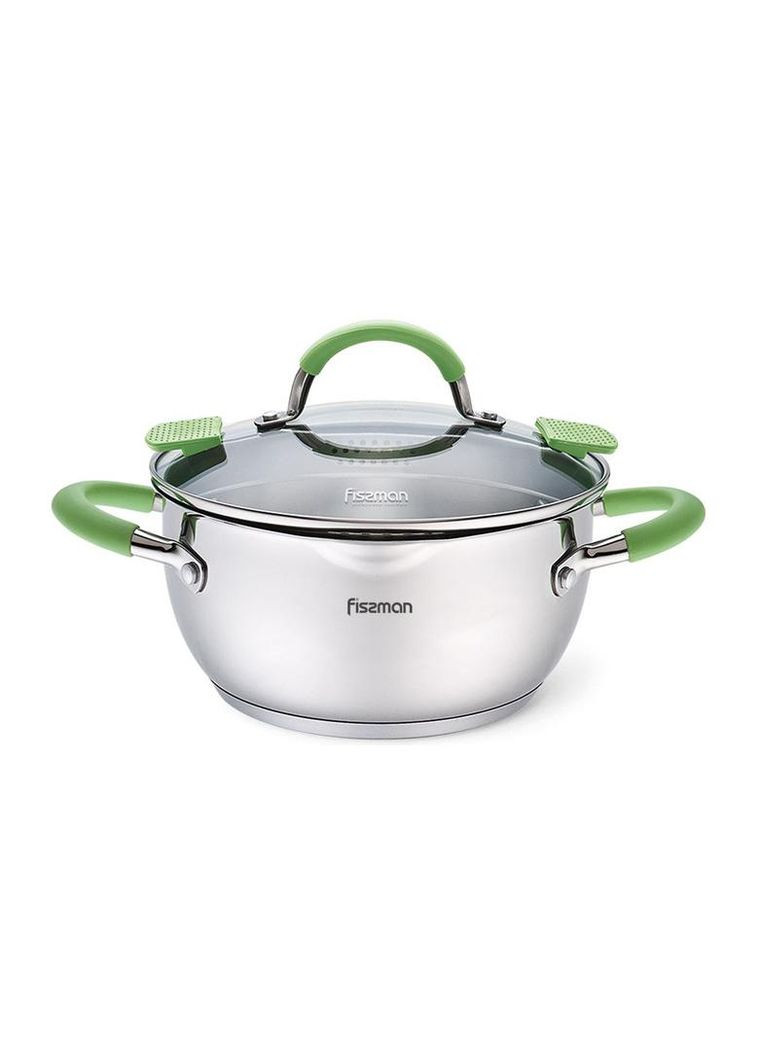 Каструля Charlotte 2л з кришкою-друшляком Fissman (372174328)