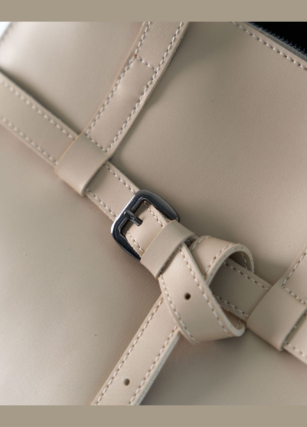 Сумка жіноча крос боді екокожа (wel-15309) бежевий WeLassie (341491812)