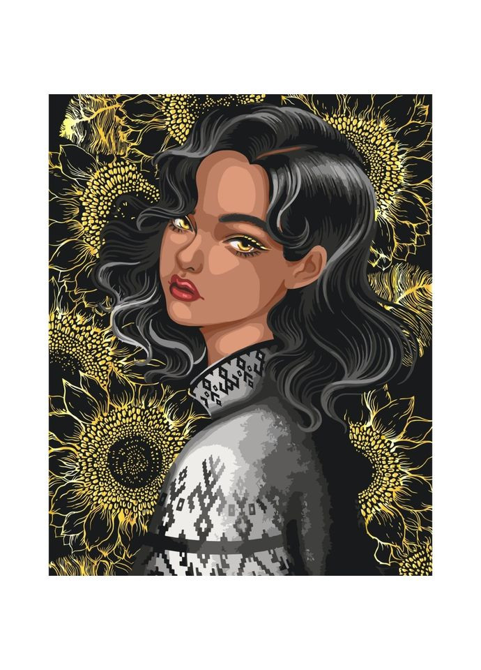 Картина по номерам "Бесподобная" 10134-AC с металлизированными красками Art Craft (329438381)