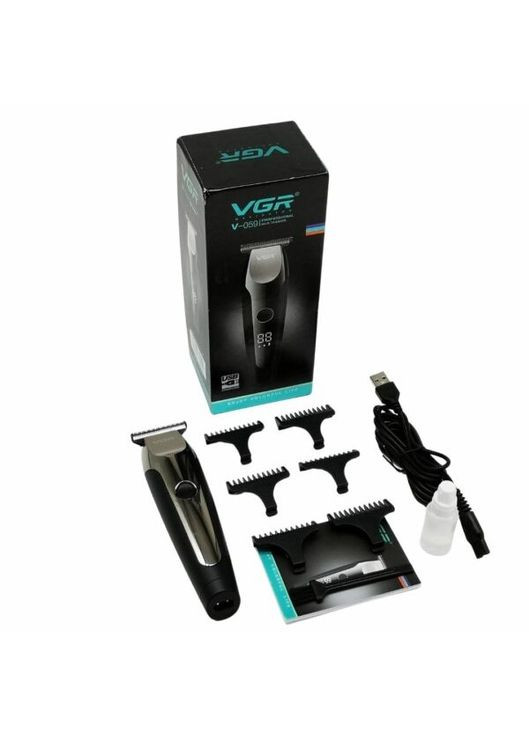 Машинка для стрижки волос V-059 аккумуляторная беспроводная VGR (278769755)