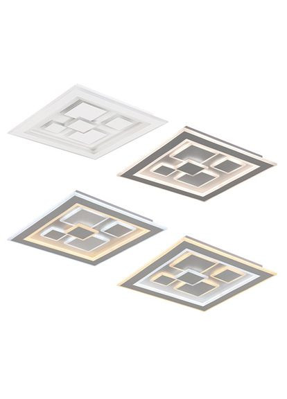 Світильник LED smart OXFORD+пульт 110W 3000-6000K IP20 білий квадрат Violux (365651483)