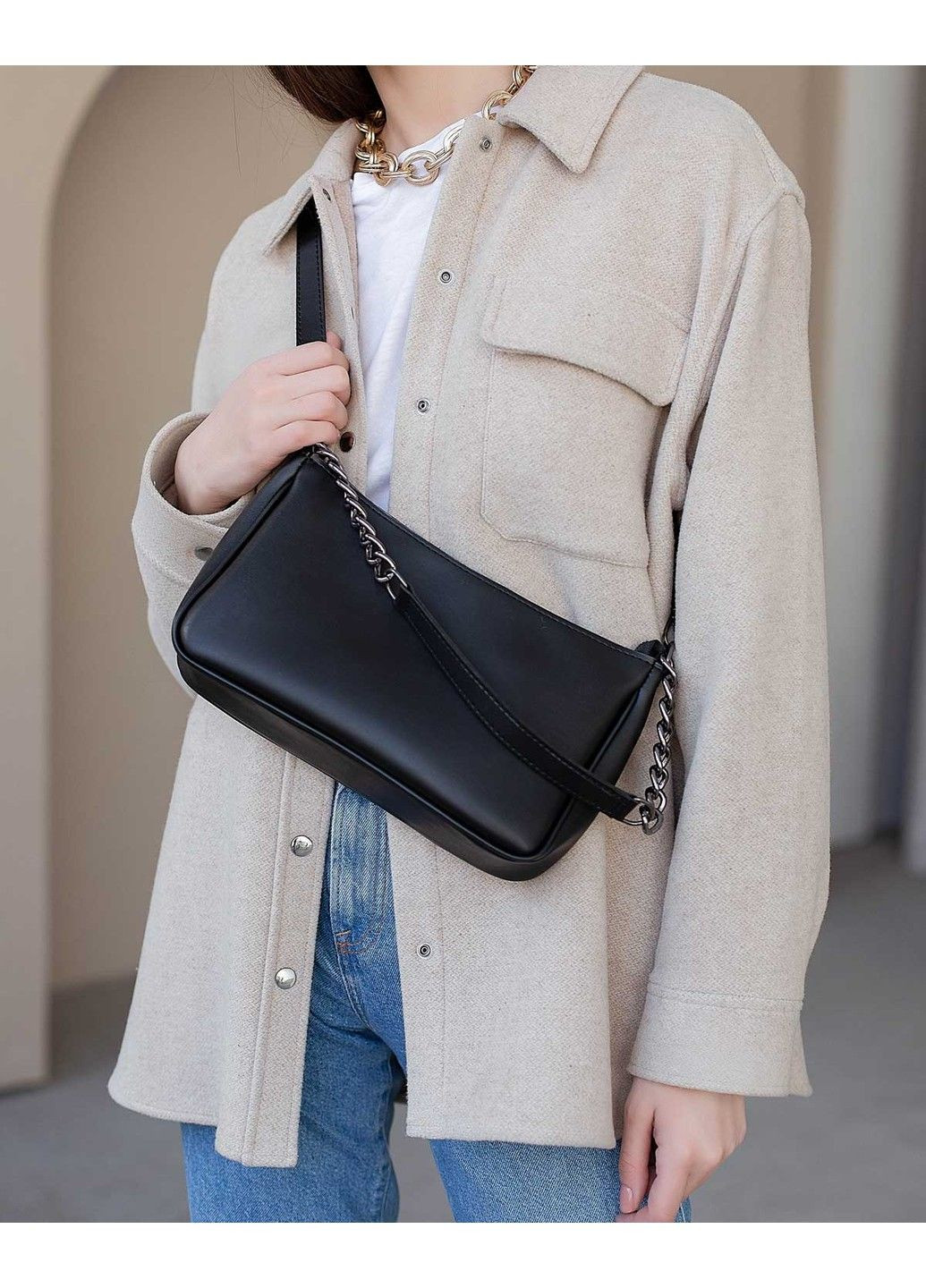 Сумка жіноча «Місяць» чорна WeLassie (315688869)