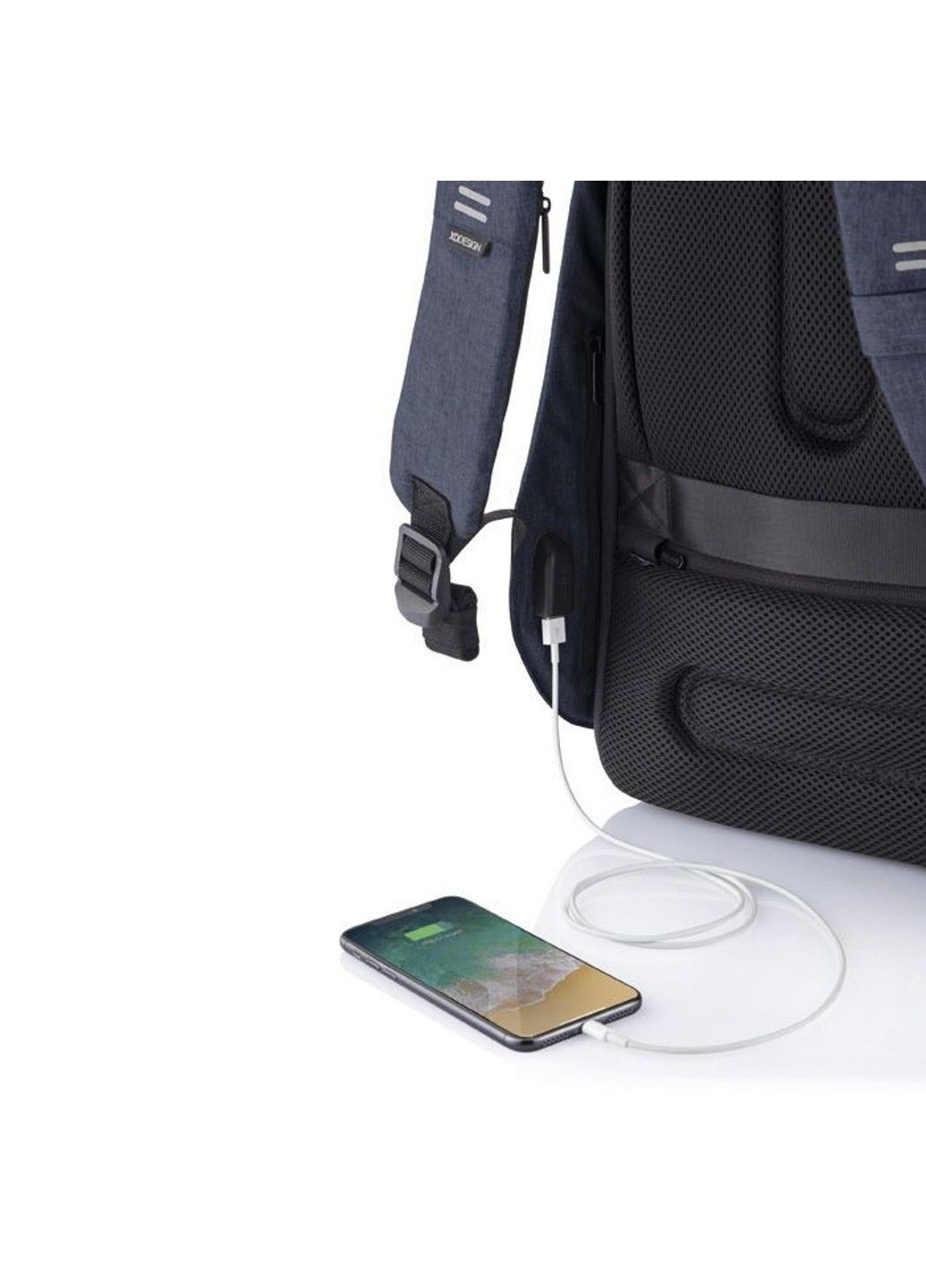 Рюкзак черный антивор Bobby Hero XL Navy Blue (P705.715) XD Design (303261035)