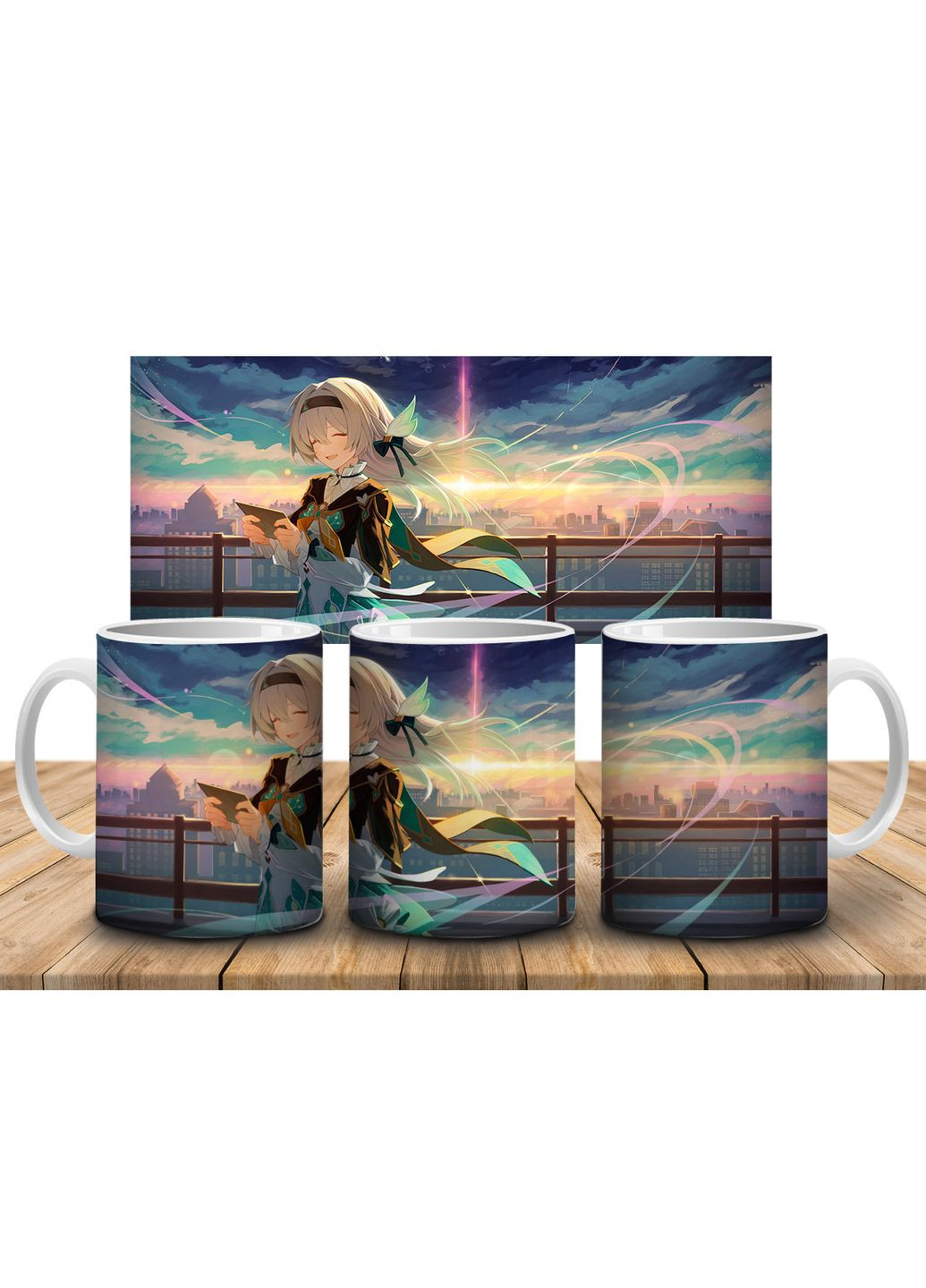 Кружка c принтом Honkai Star Rail Firefly-2, 330 мл No Brand (317299862)