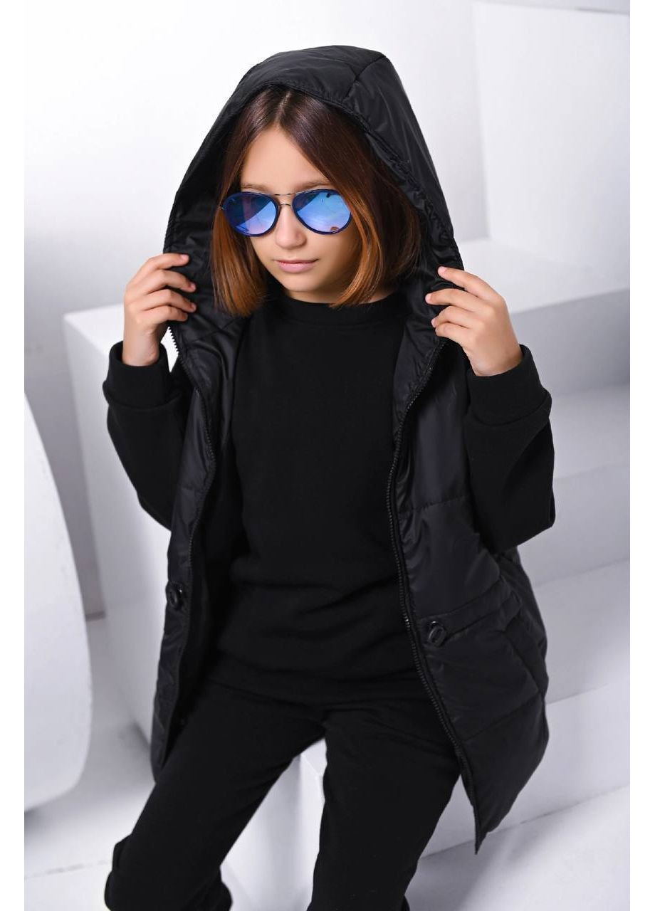 Теплый подростковый костюм с модной жилеткой ЗАМЕРЫ В ОПИСАНИИ Vione (370285673)