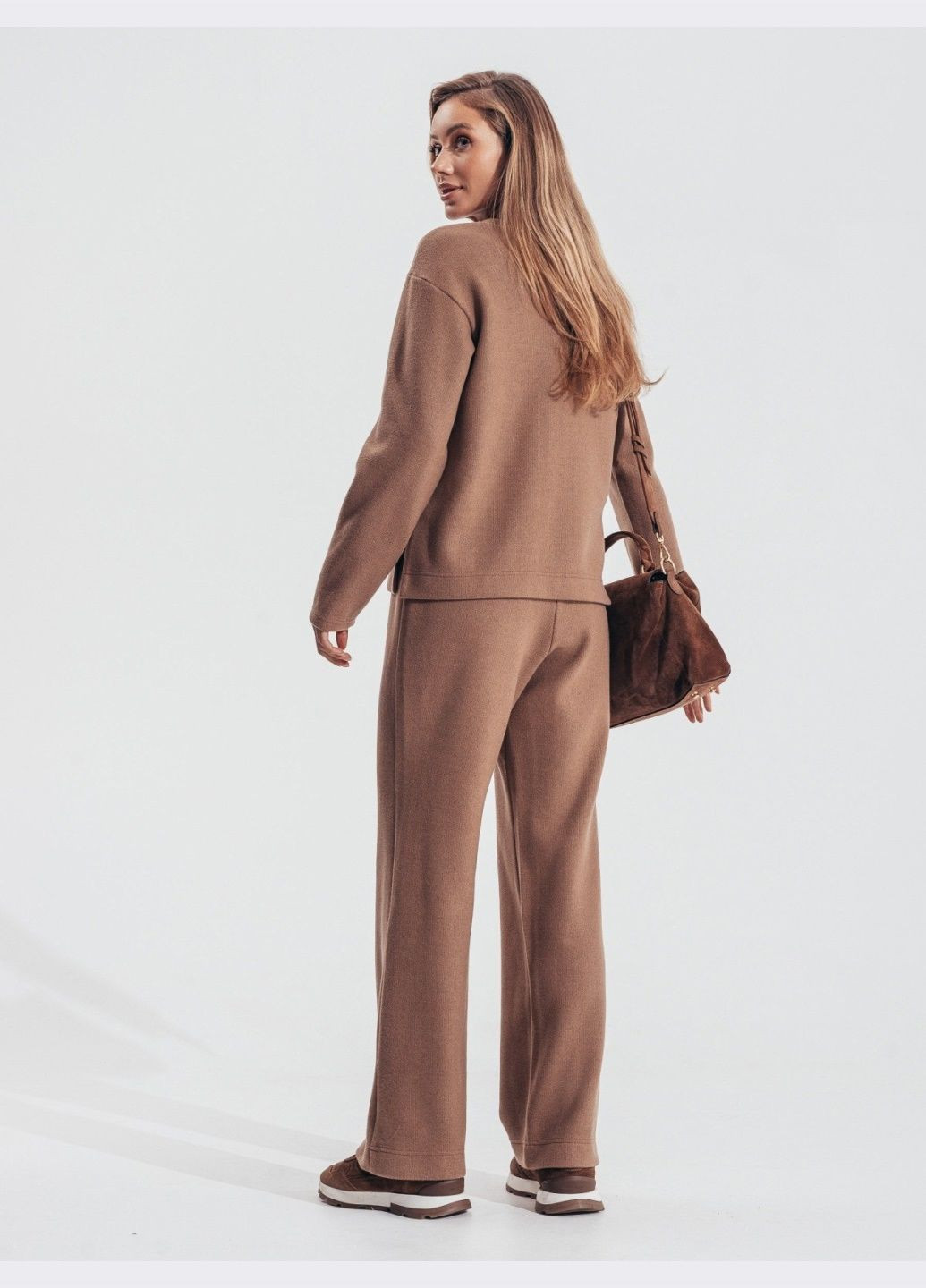 брючний костюм у стилі кежуал бежевий Dressa (307929676)