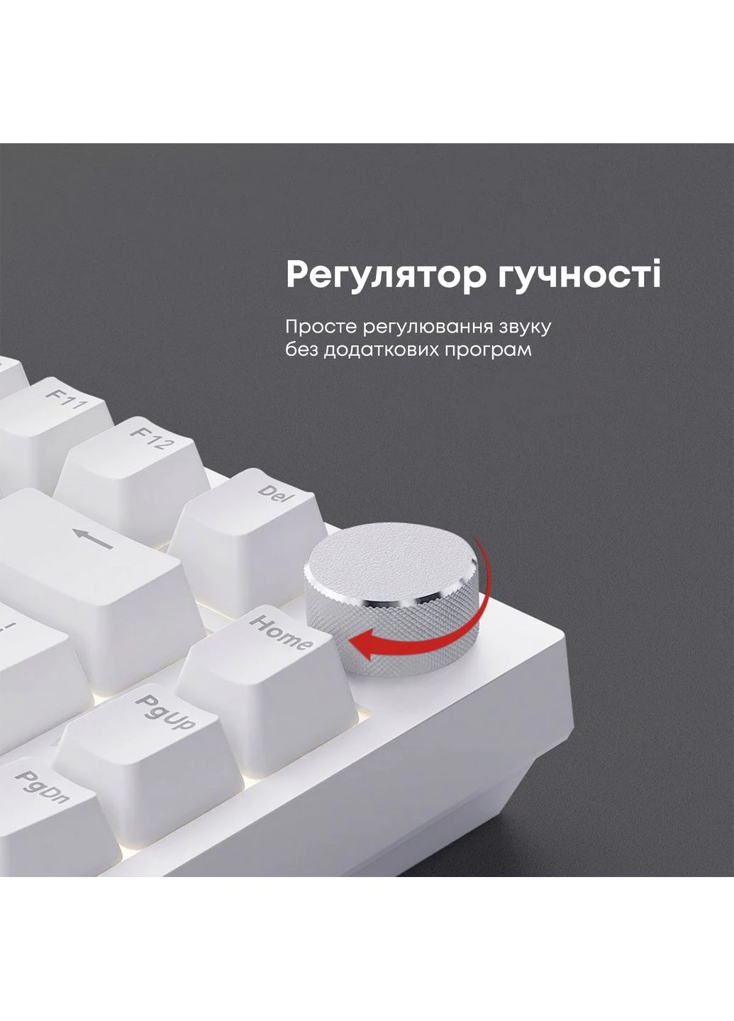 Клавіатура AK820 Red Switch White (AK820-R-W) [163666] Ajazz (399681175)