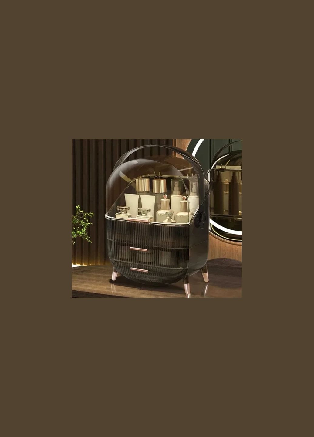 Органайзер для косметики, стильный контейнер для хранения макияжа, аксессуаров и украшений Global Fashion (362044366)