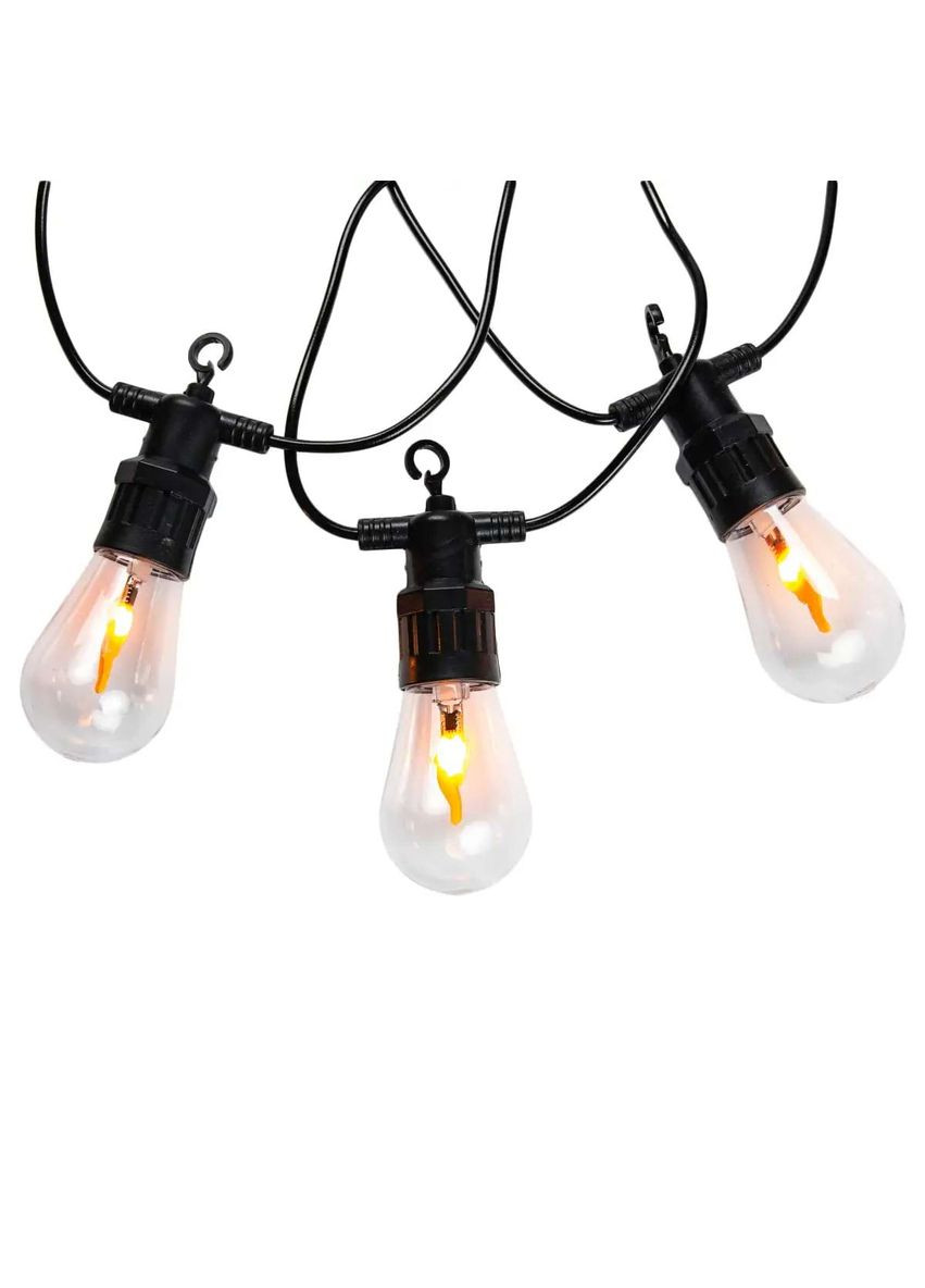 Гирлянда с лампочками уличная новогодняя в ретро стиле лампочки 10 led лампочек 5 метров для фотозоны кафе беседки на улицу Garlando (365752110)