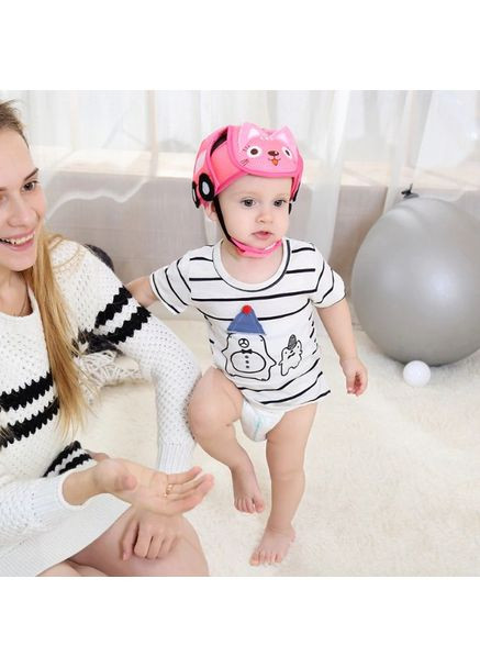 Защитный шлем Bonnet PC1 Розовый котенок No Brand (368565685)