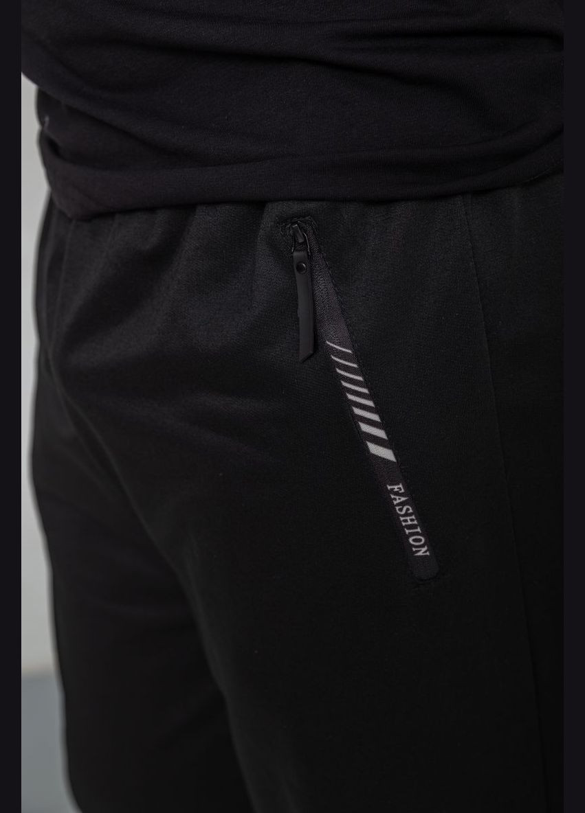 Черные спортивные, кэжуал демисезонные брюки Ager