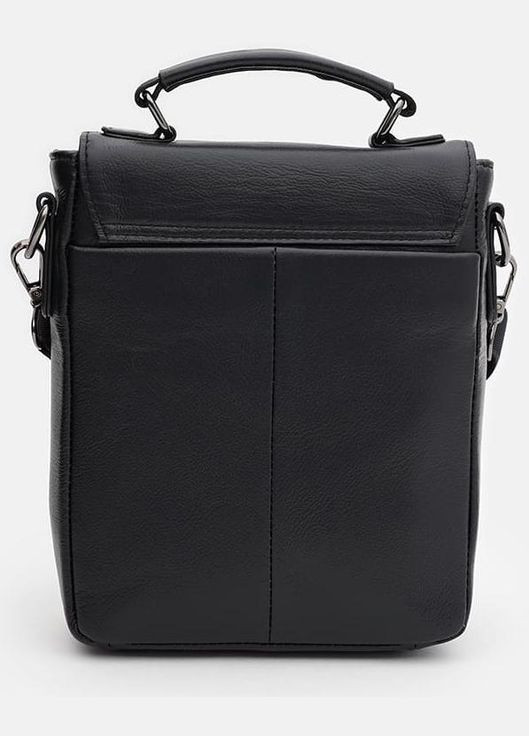 Сумка планшет через плечо мужская из натуральной кожи маленькая для документов и для телефона Черный 35865 Ricco Grande (337466355)