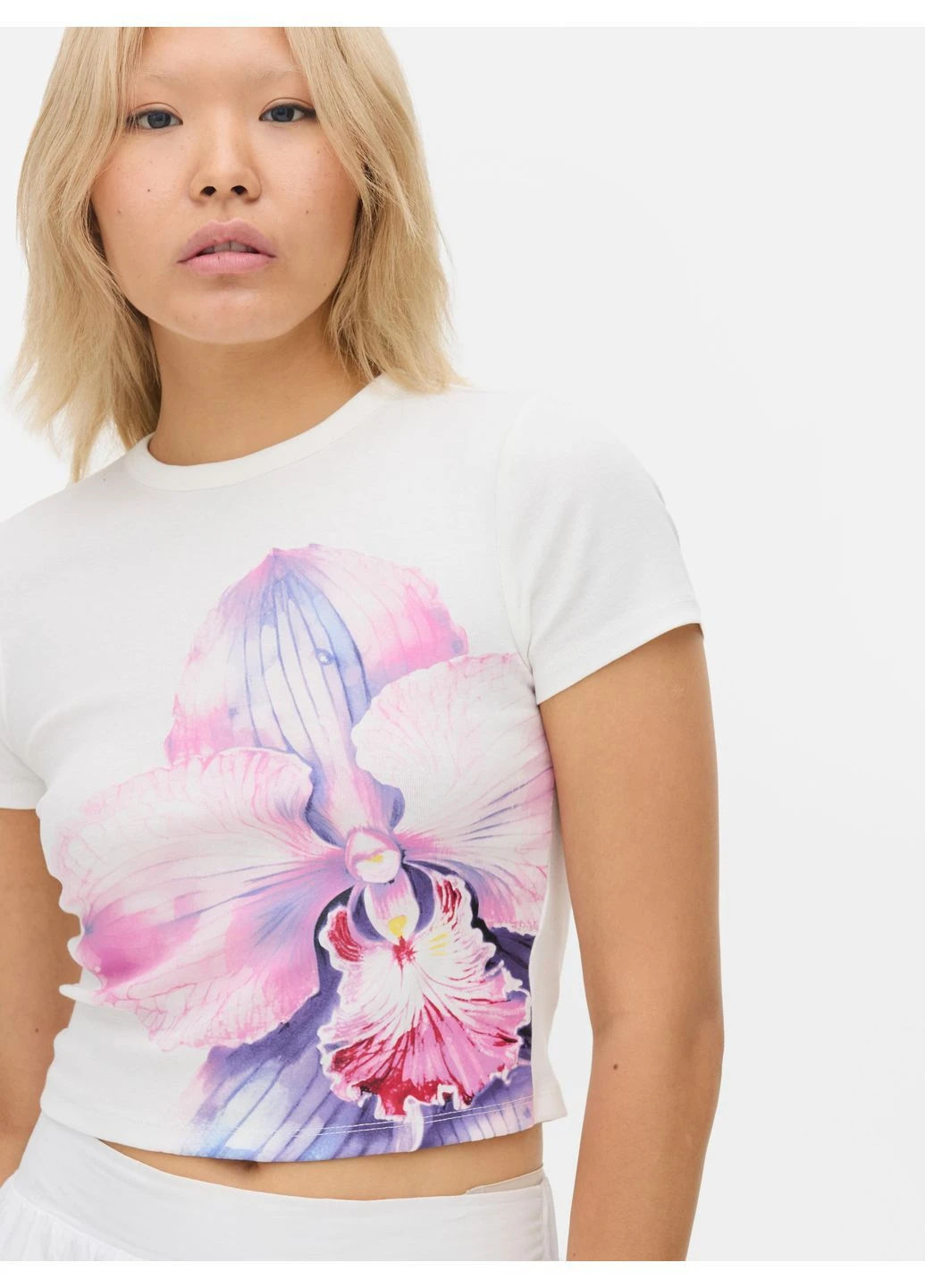 Топ літо,білий з принтом, Primark (397627420)