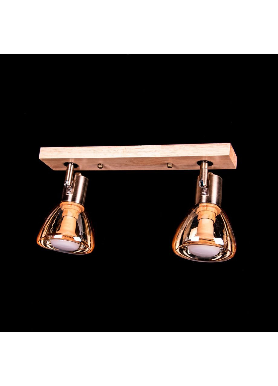 Люстра на 2 лампочки N5104/2/AB+WOOD, L420*W100*H170 No Brand (352230173)