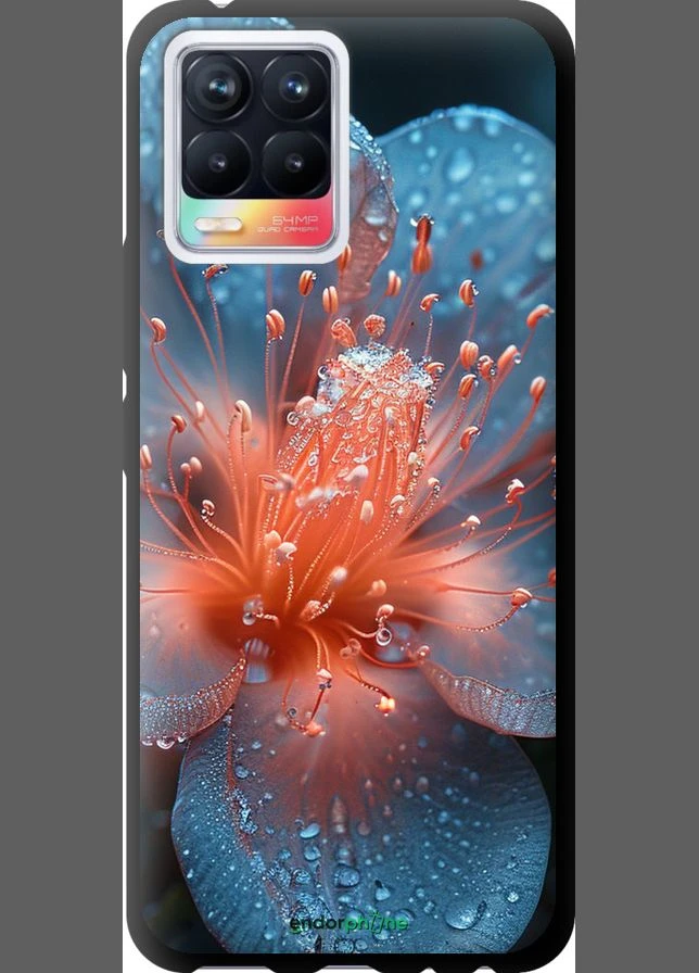 Чохол на Realme 8 Роса на квітці "6039b-2303-70447" Endorphone (373368890)