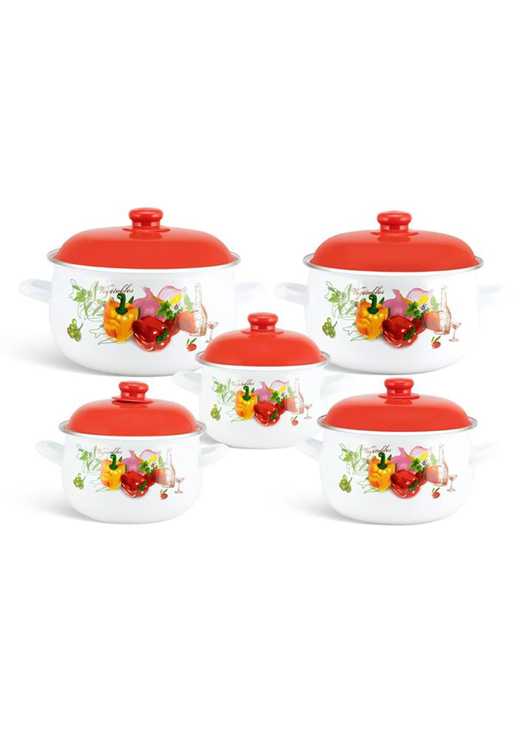 Набір емальованому посуду 10 предметів EB-1877 Edenberg (361080037)