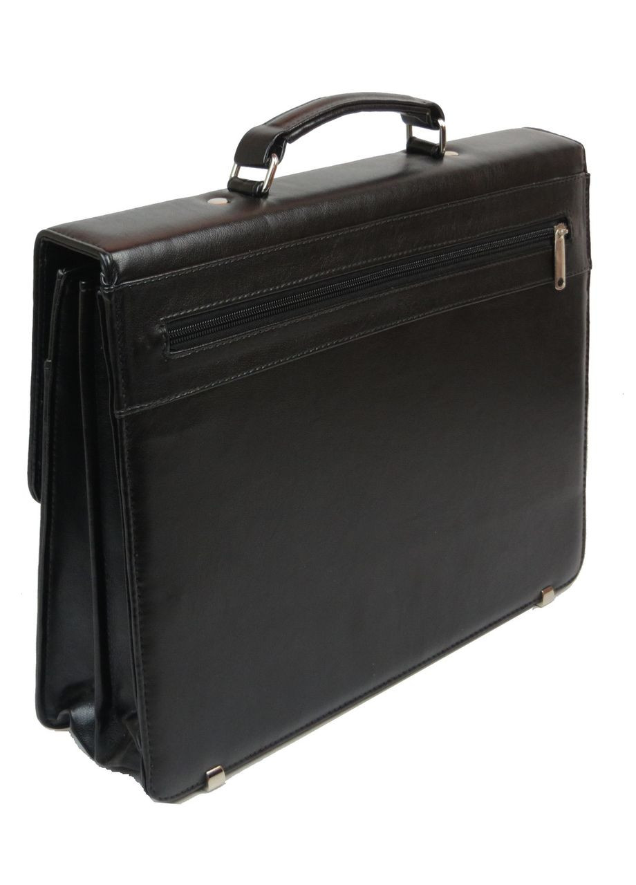 Портфель мужской Eхclusive из искусственной кожи Черный Exclusive (340904836)