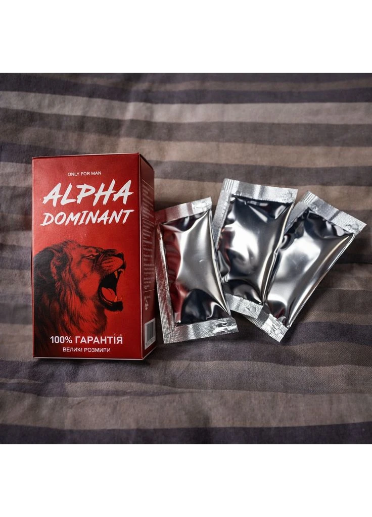 Средство для увеличения члена и усиления потенции Alpha Dominant гель Альфа Доминант оригинал БАД Alpha Dominant (Альфа Доминант) No Brand (392684189)