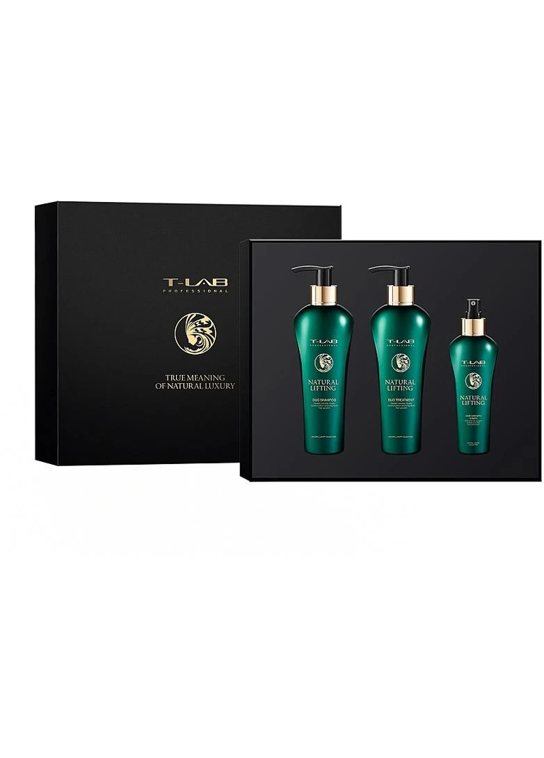 T-Lab Professional Набір Natural Lifting (h/cond/300ml + shm/300ml + h/toner/150ml) Набор (2-1014758) — Крем, Україна (376137435)