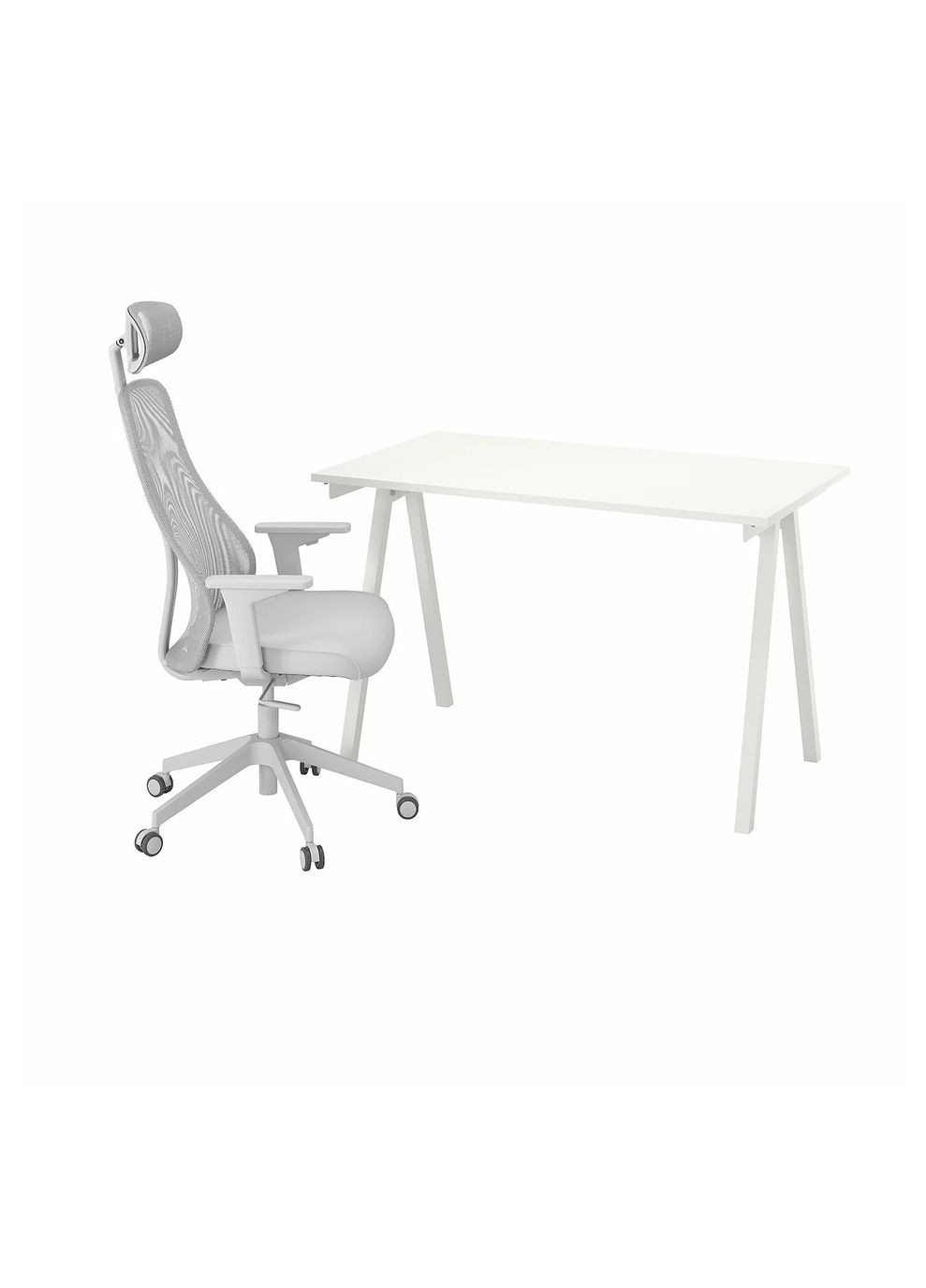 Письмовий стіл і стілець ІКЕА TROTTEN / MATCHSPEL (s49537698) IKEA (278405807)
