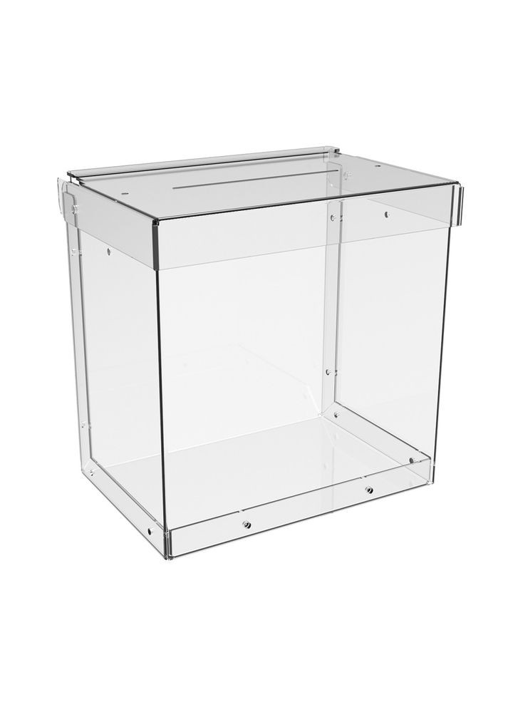 Ящик без замка для сбора денег 150x150x100 мм. Объем 2,2 литра. Ekostar (370948762)